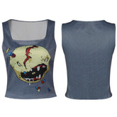 Cyberpunk 2077 V Adult Cosplay Casual Street Printed T-shirt